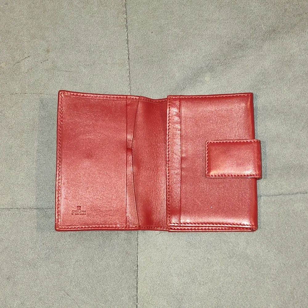EUC FENDI ZUCCA COMPACT WALLET